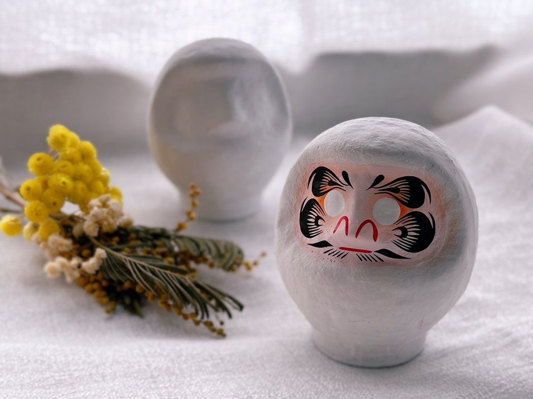日本直送 【祝福】传统日本张子达摩 开运工作坊 附特制达摩垫 - 插画/绘画/写字 - 棉．麻 