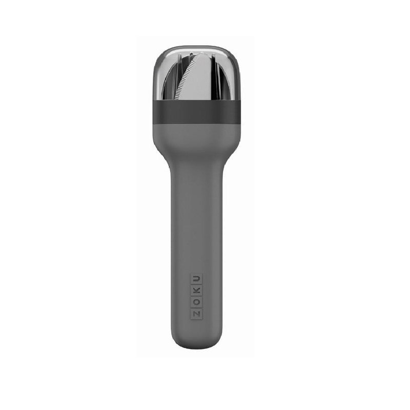 ZOKU 不锈钢便携式餐具套装 - 炭灰色 - 餐刀/叉/匙组合 - 不锈钢 灰色