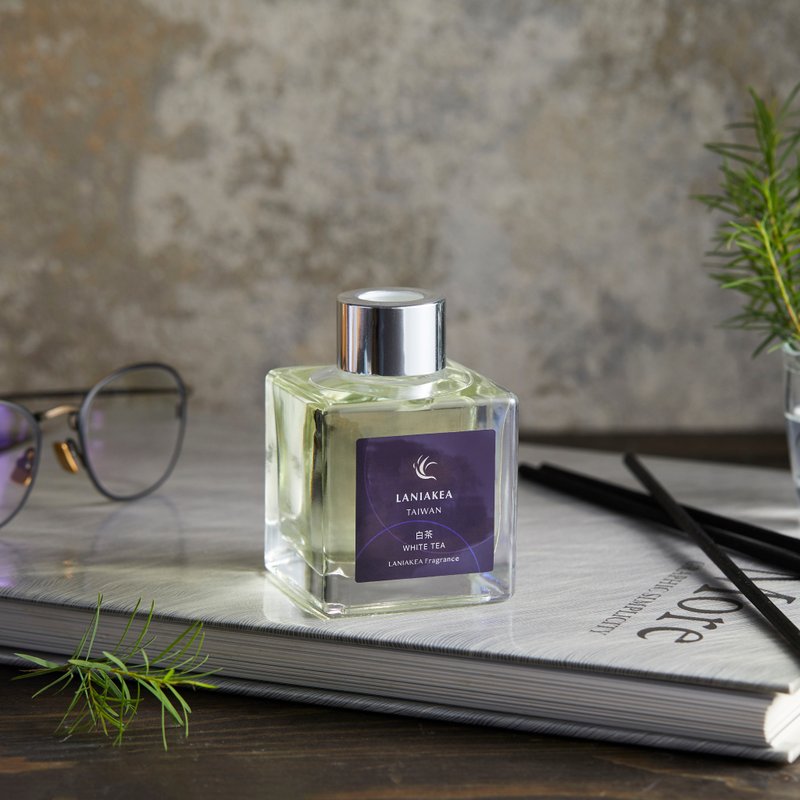 白茶扩香瓶 100ml - 温暖 | 质感 | 圣诞 | 交换礼物 - 香薰/精油/线香 - 玻璃 灰色