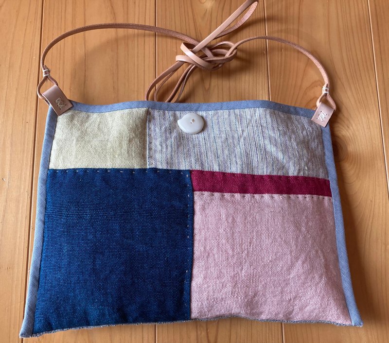 手工编织麻肩包U - 侧背包/斜挎包 - 棉．麻 