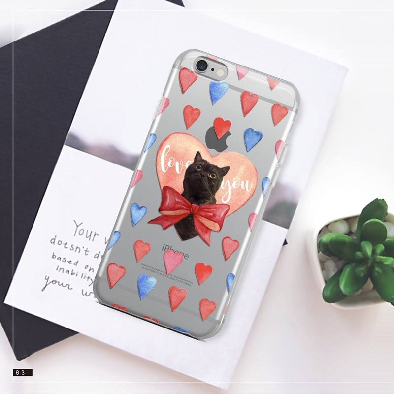 原创宠物手机壳 x 定制化 (心心款) iPhone、Android - 手机壳/手机套 - 塑料 