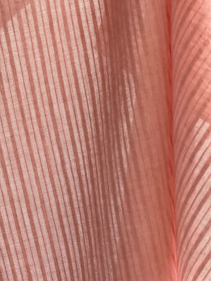 矿物染细织条纹柔棉手帕个性单色系列   茜红 - 手帕/方巾 - 棉．麻 红色