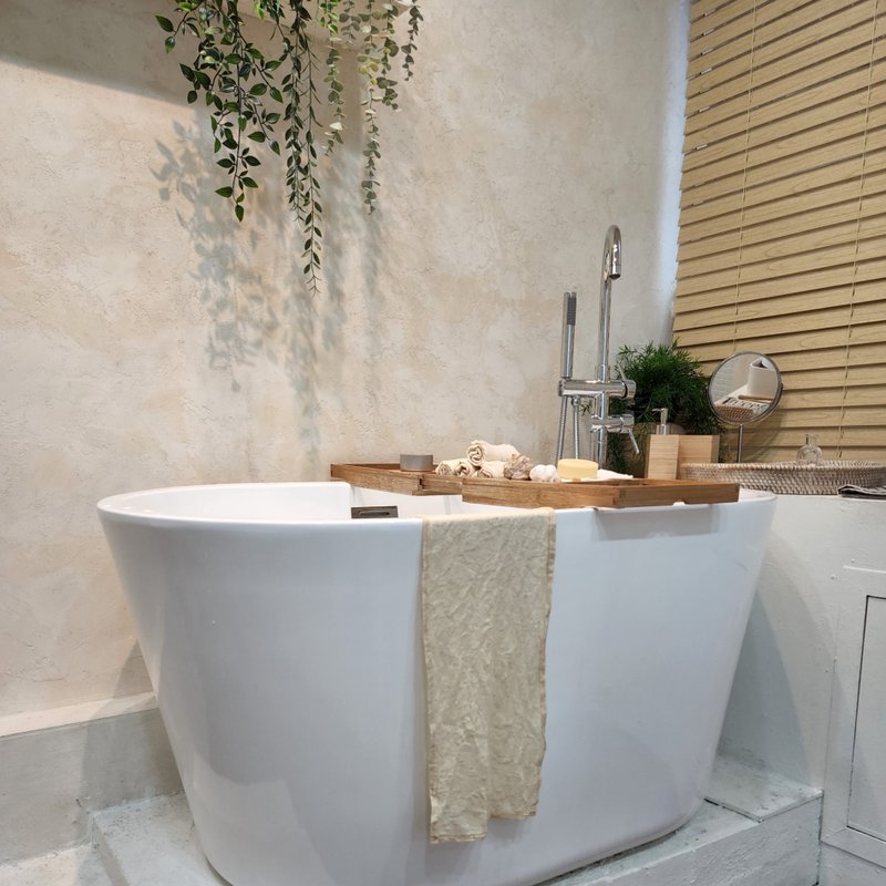 大麻沐浴身体擦洗毛巾 2 件 - 其他 - 其他材质 