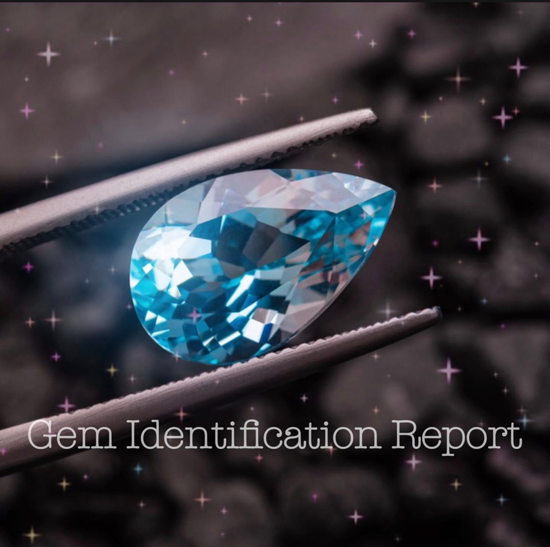 Central Gemstone Research Institute Colored stone identification report creation - 其他 - 纸 