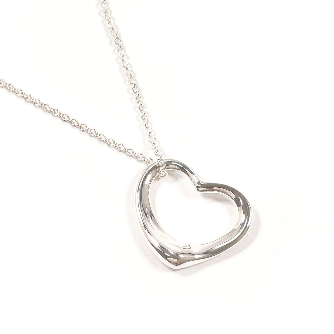 【日本直运 二手美品】蒂芙尼 TIFFANY&Co. 项链 Elsa Peretti 经典微笑锁头 纯银 925 饰品 抛光处理 - 项链 - 纯银 银色