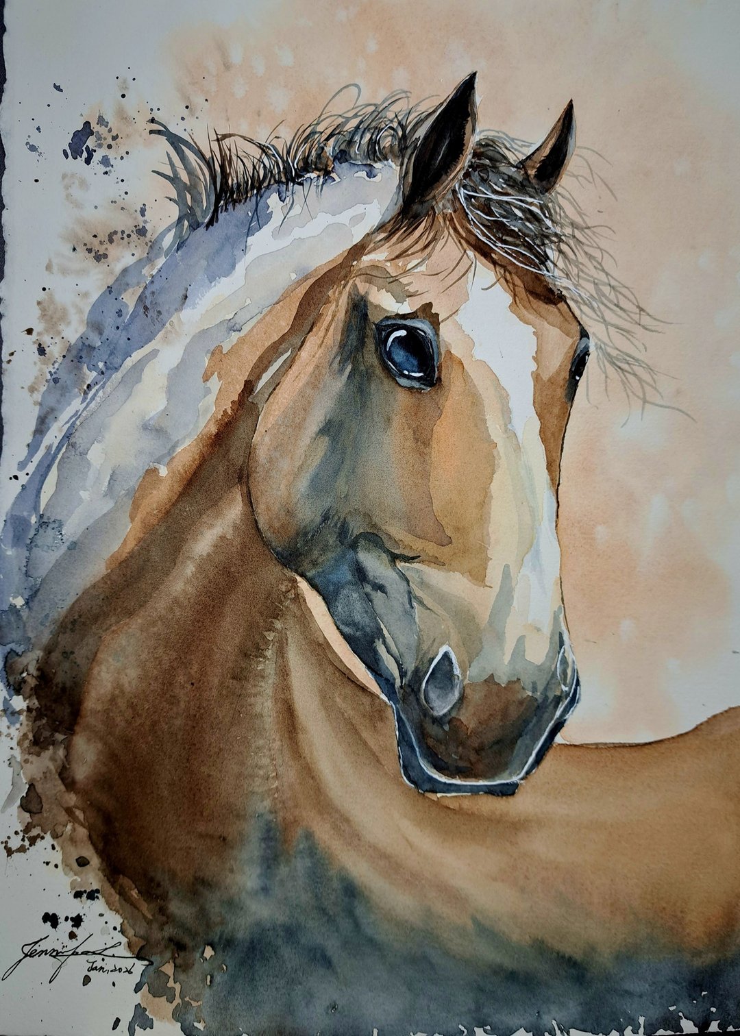 定制宠物手绘水彩画 (含画框) - 订制抱枕/饰品 - 纸 