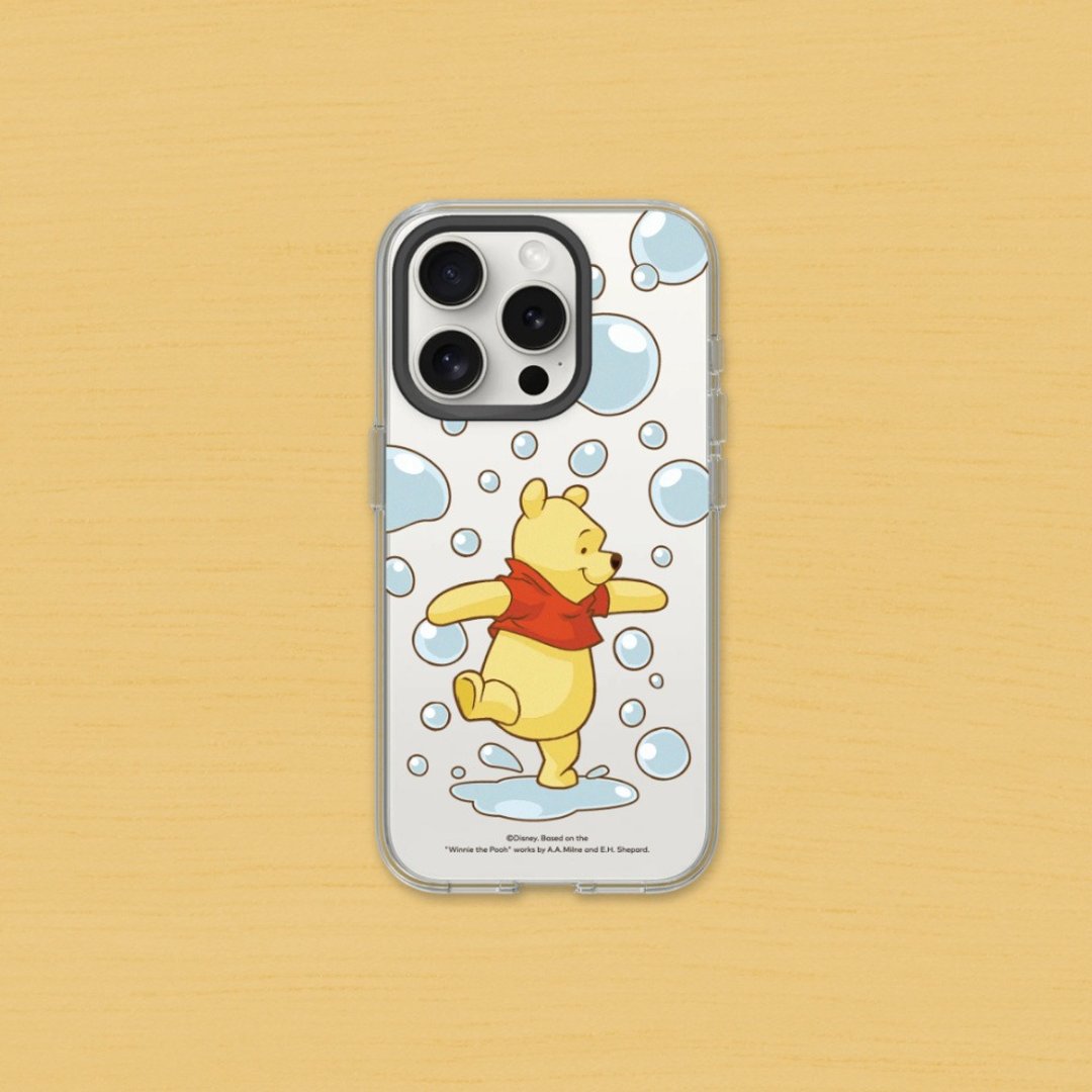 Clear透明防摔手机壳∣小熊维尼系列/玩泡泡 for iPhone - 手机壳/手机套 - 塑料 透明