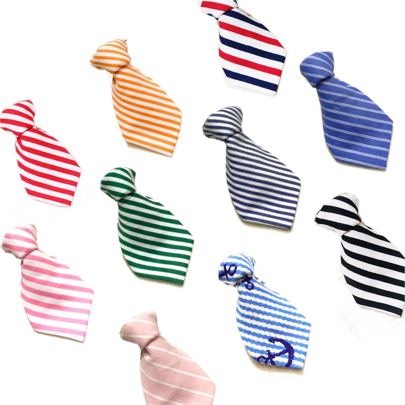 Ella Wang手感织品系列-Tie领带颈圈 - 项圈/牵绳 - 棉．麻 多色