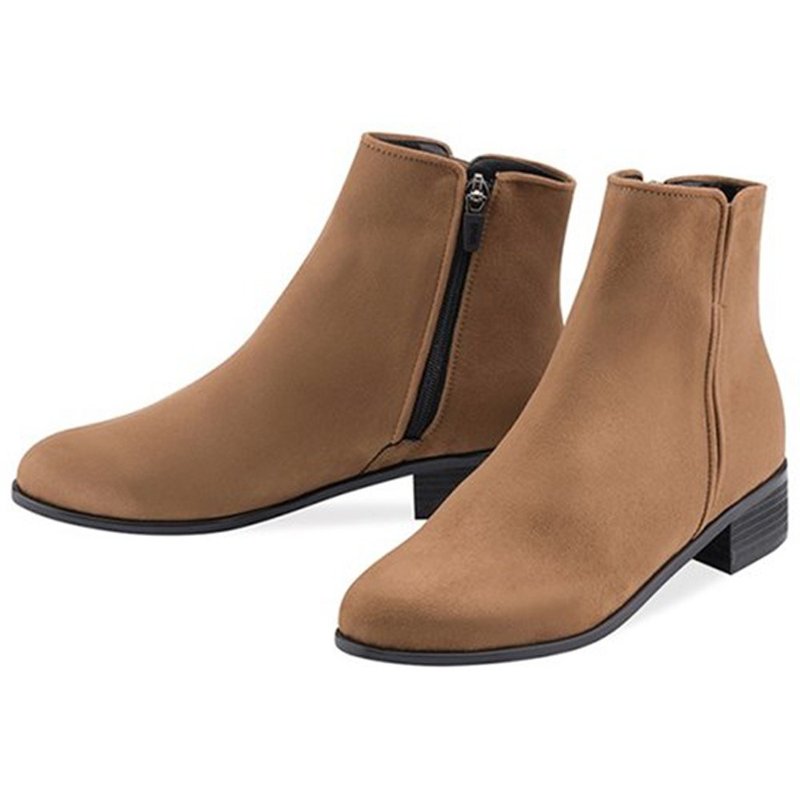 PRE-ORDER SPUR 简约短靴 OF9055 CAMEL - 女款短靴 - 其他材质 