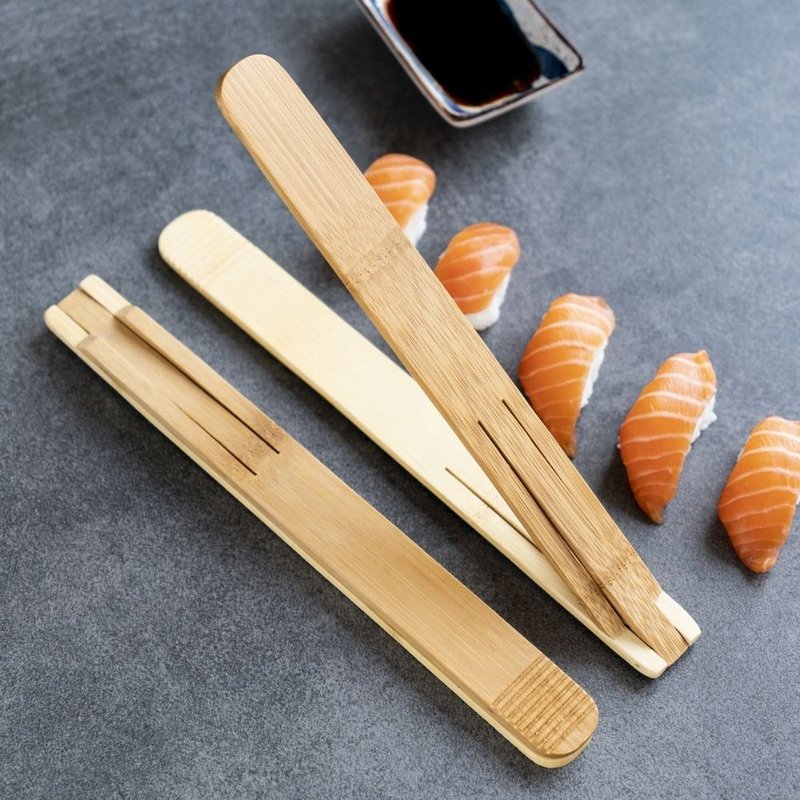 【LABOOS 乐铺】日日翻转竹夹 料理夹 沙拉夹  烧烤夹 露营料理/ - 其他 - 竹 卡其色