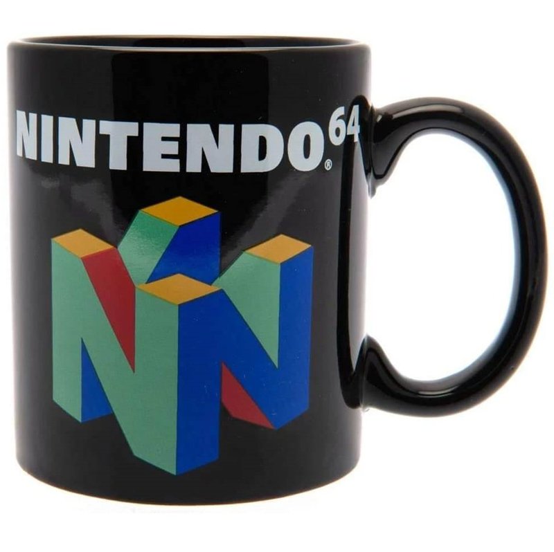 【任天堂】N64主题马克杯(黑) Nintendo - 咖啡杯/马克杯 - 陶 黑色