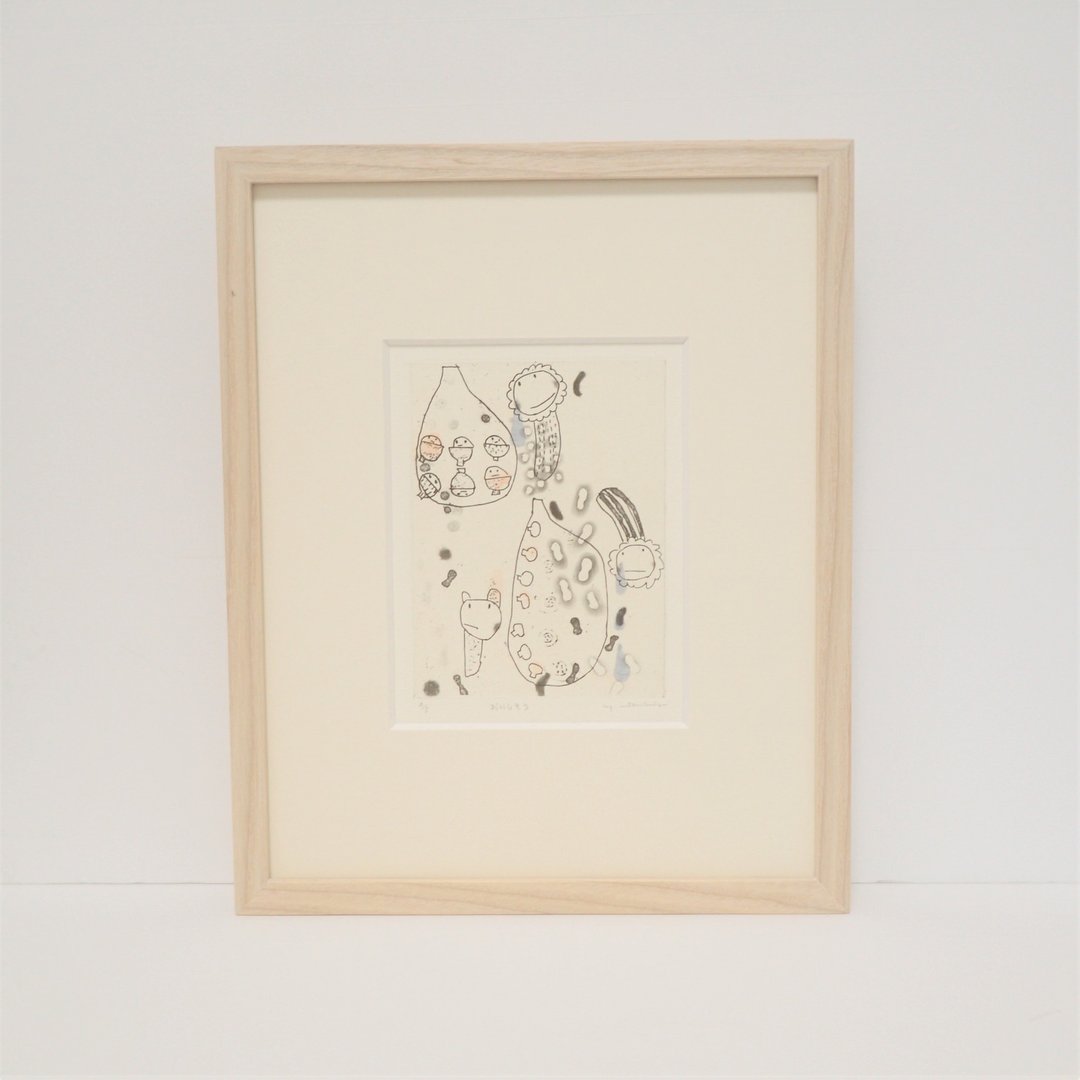 Copperplate engraving [looks delicious] sheet only - 海报/装饰画/版画 - 纸 卡其色