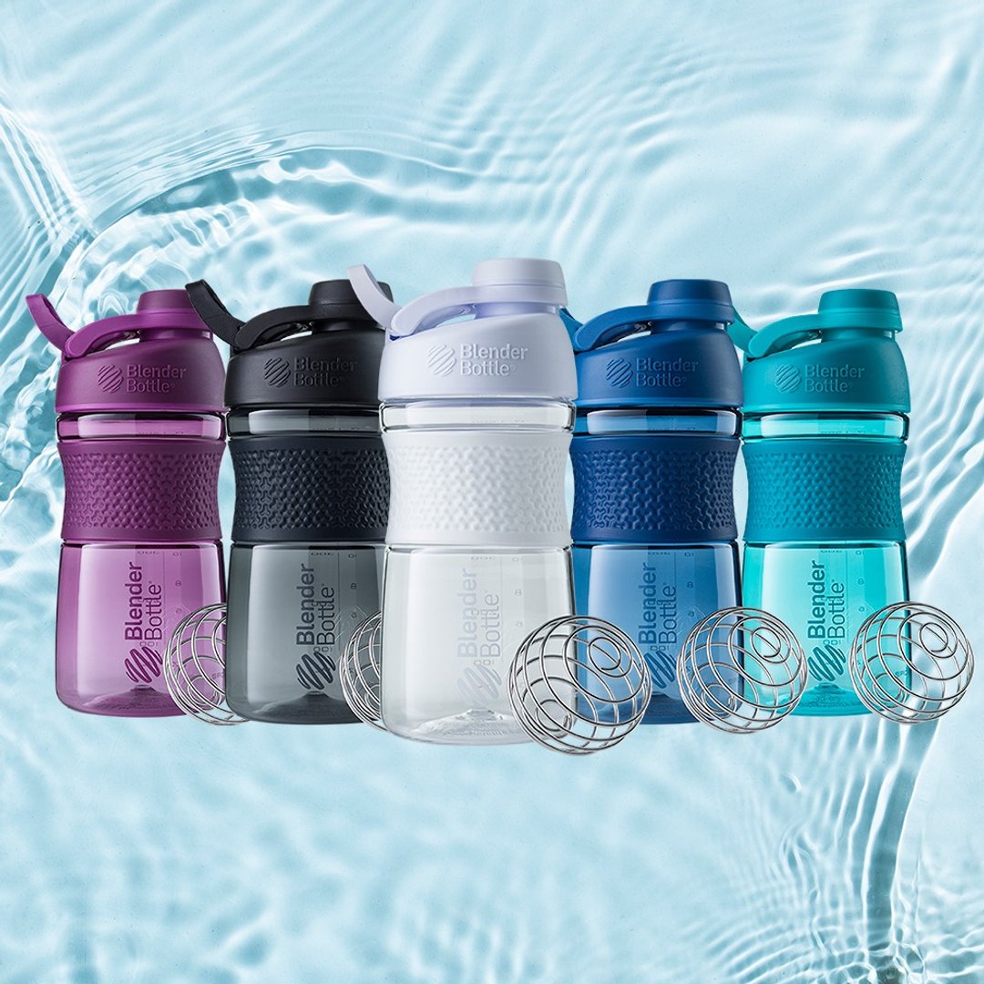 【BlenderBottle】SportMixer 曲线止滑摇摇杯20oz/592ml - 水瓶/水壶 - 塑料 