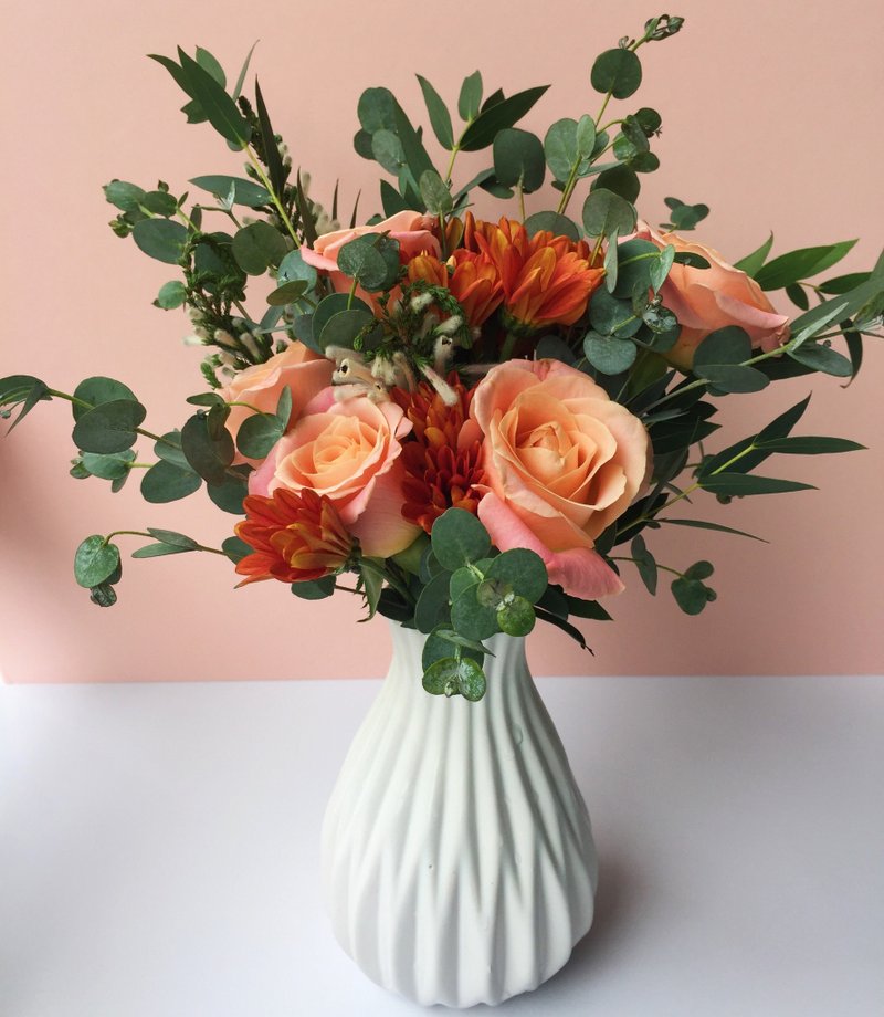 “ 暖阳下的原野奔放 ”自然风格鲜花 | AIRLIFE FLORA - 植栽/盆栽 - 植物．花 橘色