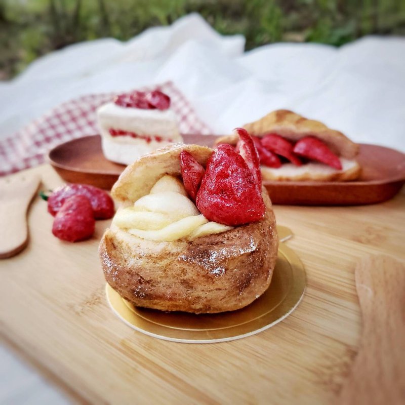 2021年 3月・初中级课-好滋味草莓系列甜点 - 编织/羊毛毡/布艺 - 羊毛 