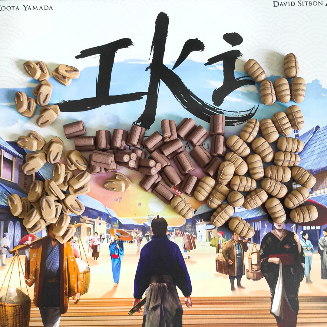 与 IKI 棋盘游戏兼容的豪华资源代币 - 桌游/玩具 - 其他材质 