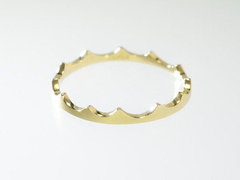 Japan Quality | inGod Stacking Ring Nami 14KYG - 戒指 - 其他金属 金色