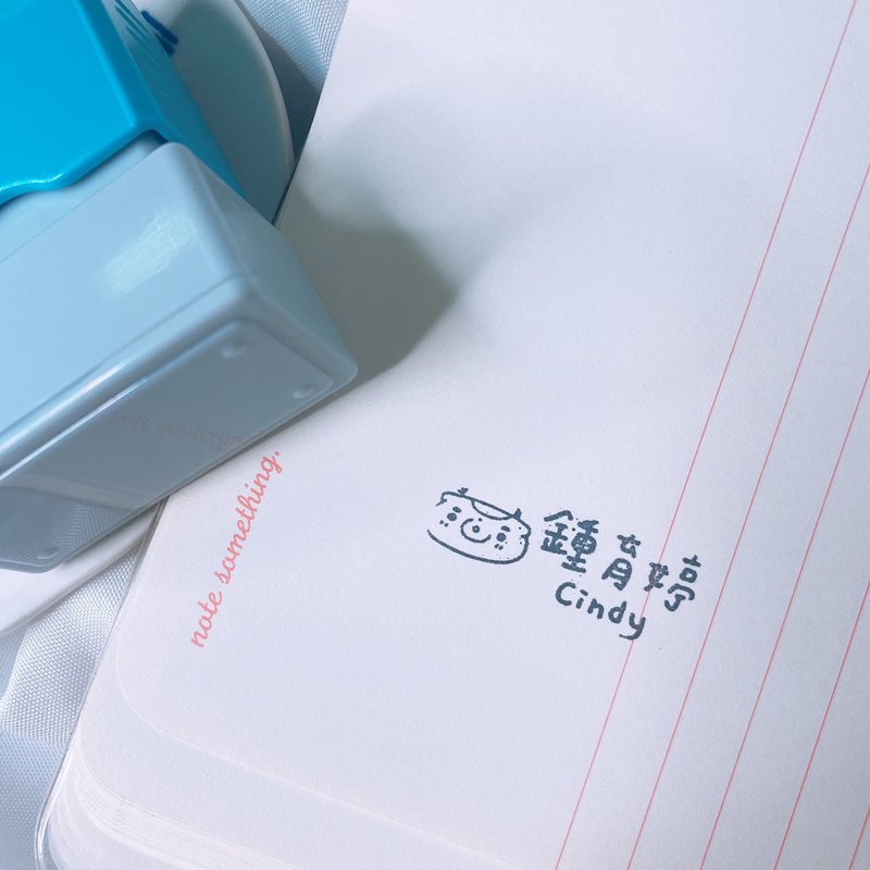 定制化姓名印章/常规方形款2 连续章附墨水 - 印章/印台 - 塑料 多色