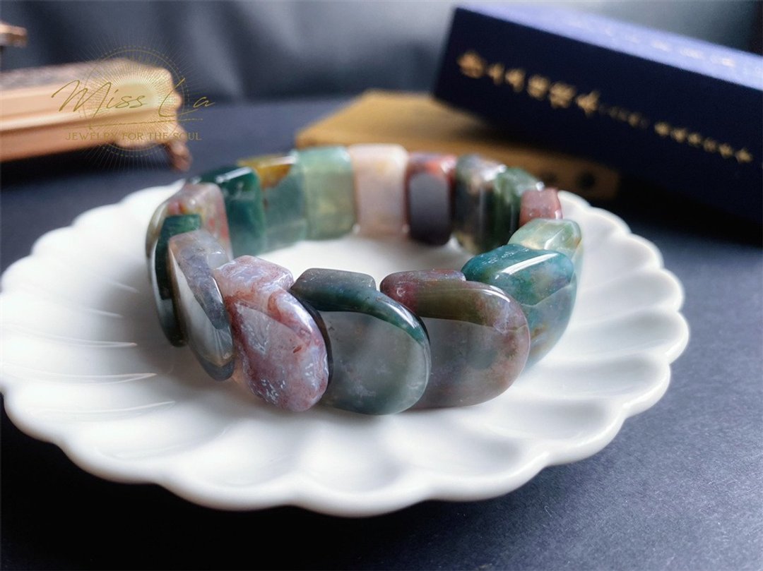 男士水晶手链 孤品 王者 铠甲手排 四季幽灵 礼物 手链 生日 - 手链/手环 - 水晶 多色