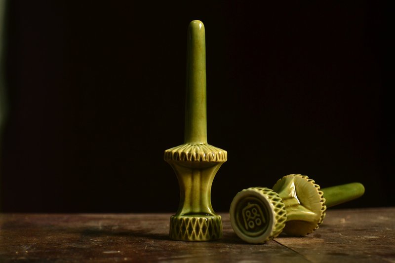 二代塞风壶陶瓷滤棒(夏树绿) 手冲滤杯 咖啡滤杯 礼物 圣诞节 - 咖啡壶/周边 - 瓷 绿色