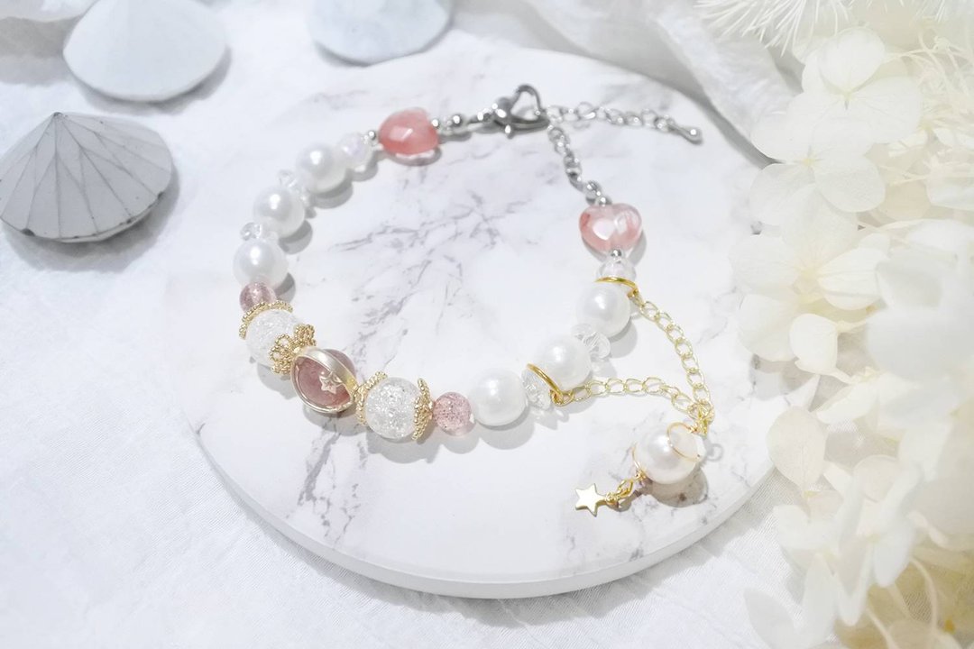 婚礼的祝福 – 天然水晶手链 - 手链/手环 - 水晶 