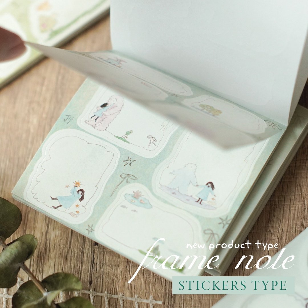 Frame Notepad - Stickers Type：16 款设计，共 64 张贴纸 - 便条纸/标签贴 - 纸 