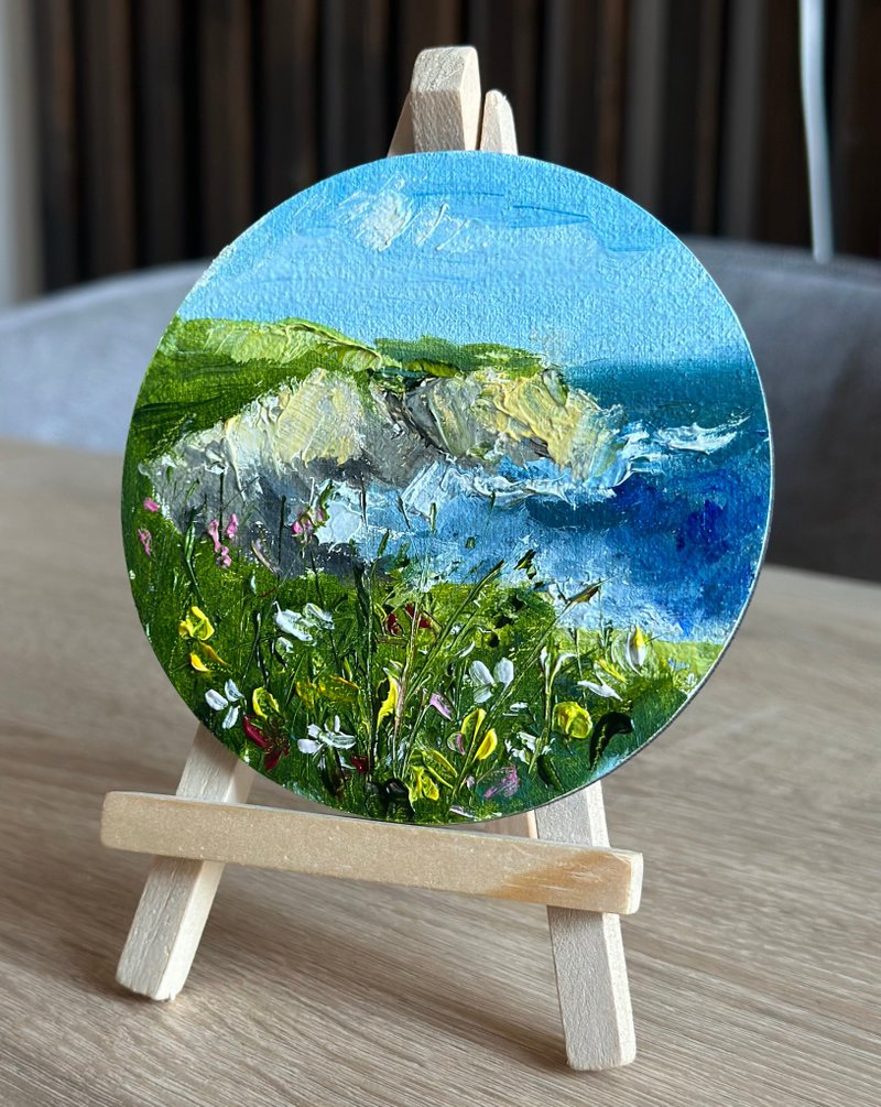 海洋主题小圆油画 - 墙贴/壁贴 - 其他材质 