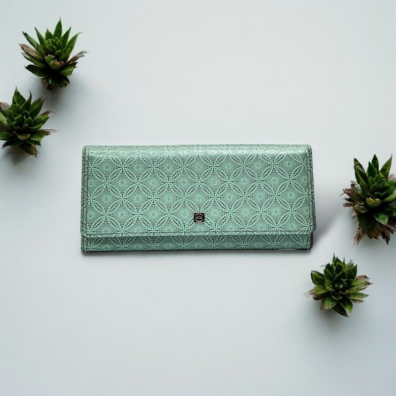 Tosca | Fango CardCase Wallet / 绿黑圈-真皮卡套 长钱包 - 皮夹/钱包 - 真皮 