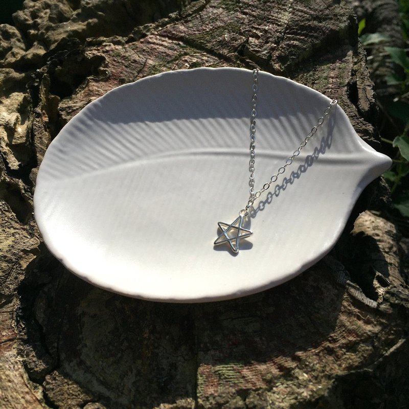 翘胡子小星星-气质五芒星★纯银手链 - 手链/手环 - 其他金属 银色