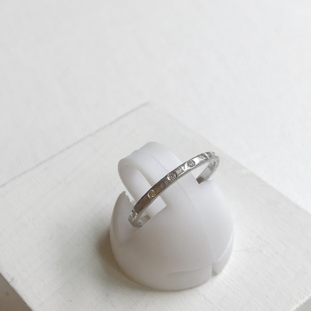 Skinny ring WG - 戒指 - 其他金属 银色