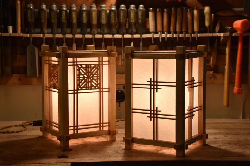 组子和灯_井筒│角麻 - 灯具/灯饰 - 木头 咖啡色