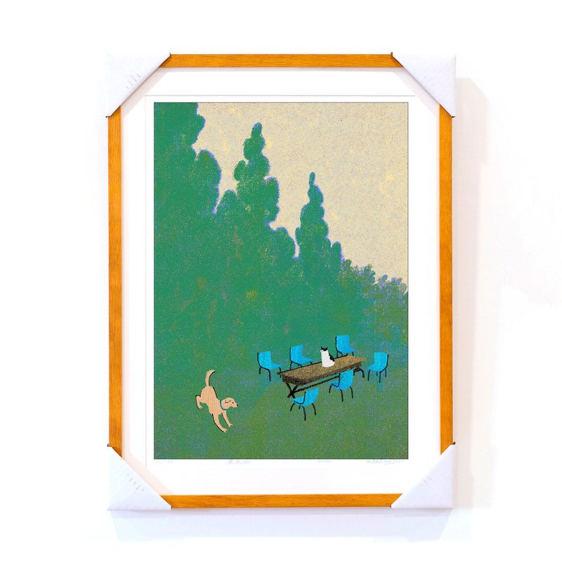 数位微喷版画 | 卡萝的草原 - 海报/装饰画/版画 - 纸 绿色