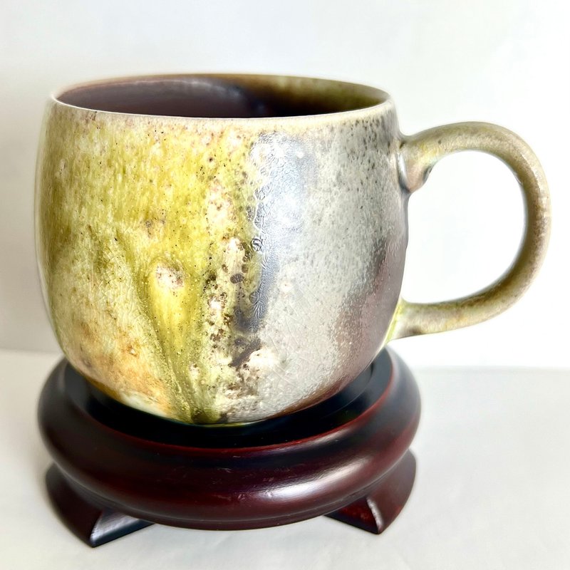 Colorful柴烧6天系列咖啡杯 绿22 此款式不提供挑款 - 咖啡杯/马克杯 - 陶 