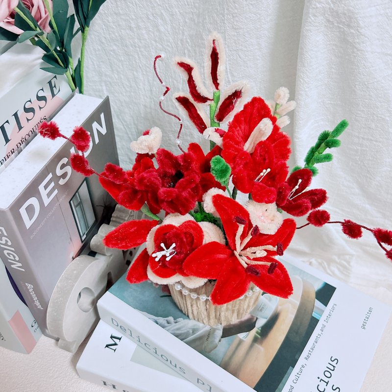 【手工订制】富贵繁荣桌花/开幕花礼/升迁花礼/祝贺花礼/乔迁花礼 - 摆饰 - 其他材质 