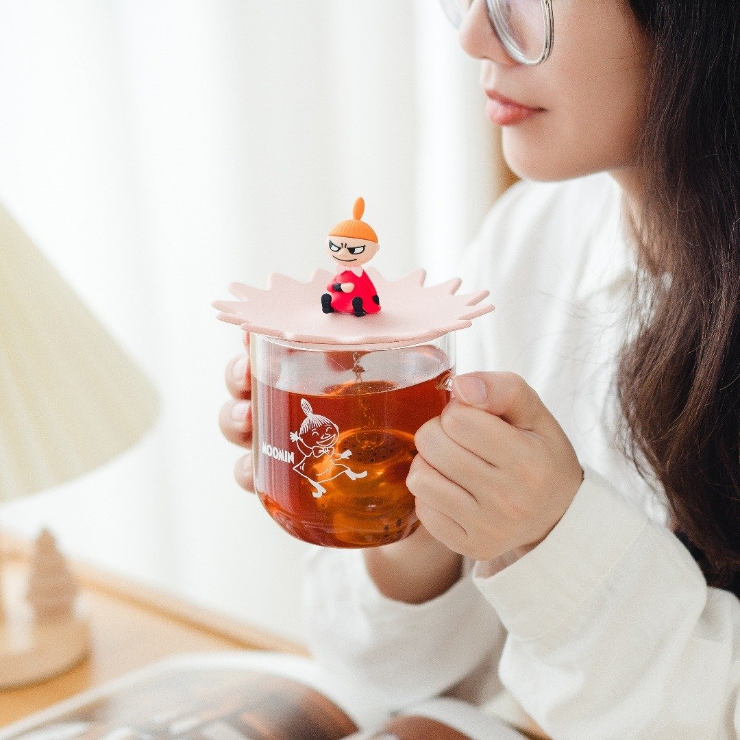 MOOMIN公仔茶杯 350ml 玻璃杯 泡茶 生日礼物 情人礼物 中秋送礼 - 茶具/茶杯 - 玻璃 