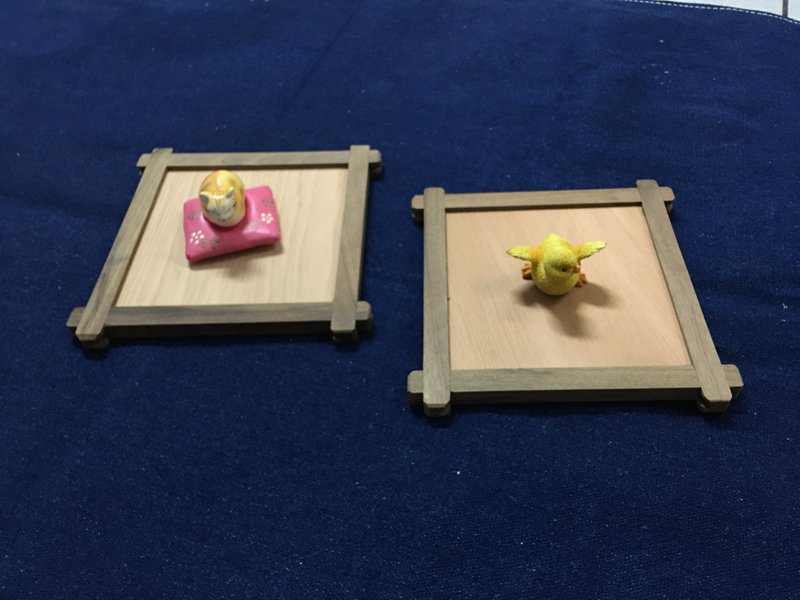 台湾桧木杯垫 - 杯垫 - 木头 