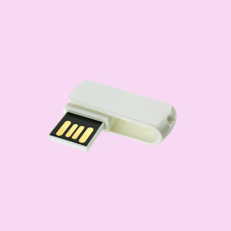 旋转简约随身碟 旋转礼品随身碟 实用礼物推荐 16GB - U盘 - 其他材质 黄色