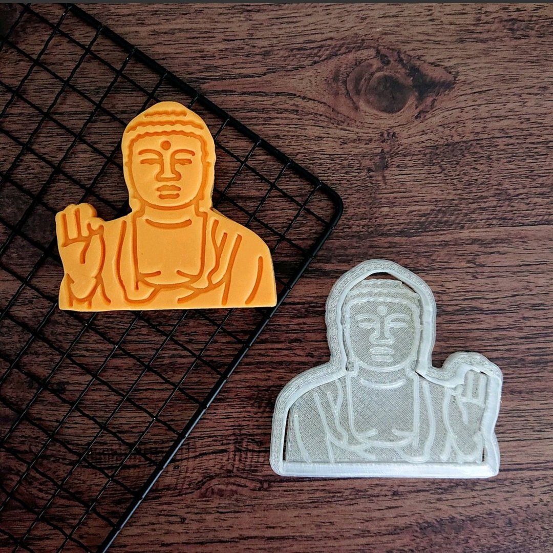 [Cookie type] Great Buddha upper body - 厨房用具 - 塑料 透明