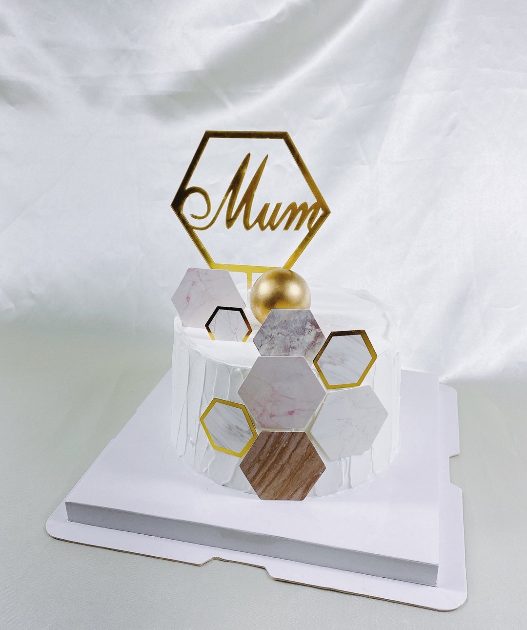 爱Love 生日蛋糕 造型 母亲节 甜点 定制化 蛋糕 6寸 面交 - 蛋糕/甜点 - 新鲜食材 粉红色
