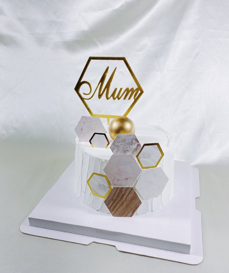 爱Love 生日蛋糕 造型 母亲节 甜点 定制化 蛋糕 6寸 面交 - 蛋糕/甜点 - 新鲜食材 粉红色