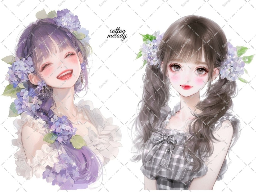 原创贴纸 No.9223 人物贴纸 原创贴纸 人物贴纸 女孩贴纸 原创人物贴纸 - 贴纸 - 纸 