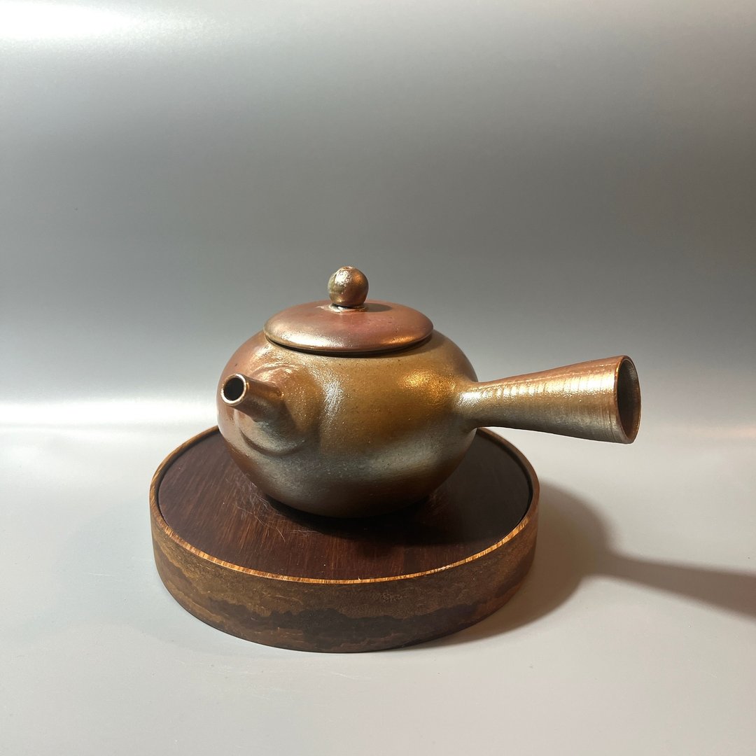 柴烧传统古朴侧把茶壶 / 柴烧茶具  / 小平凡手作 - 茶具/茶杯 - 陶 