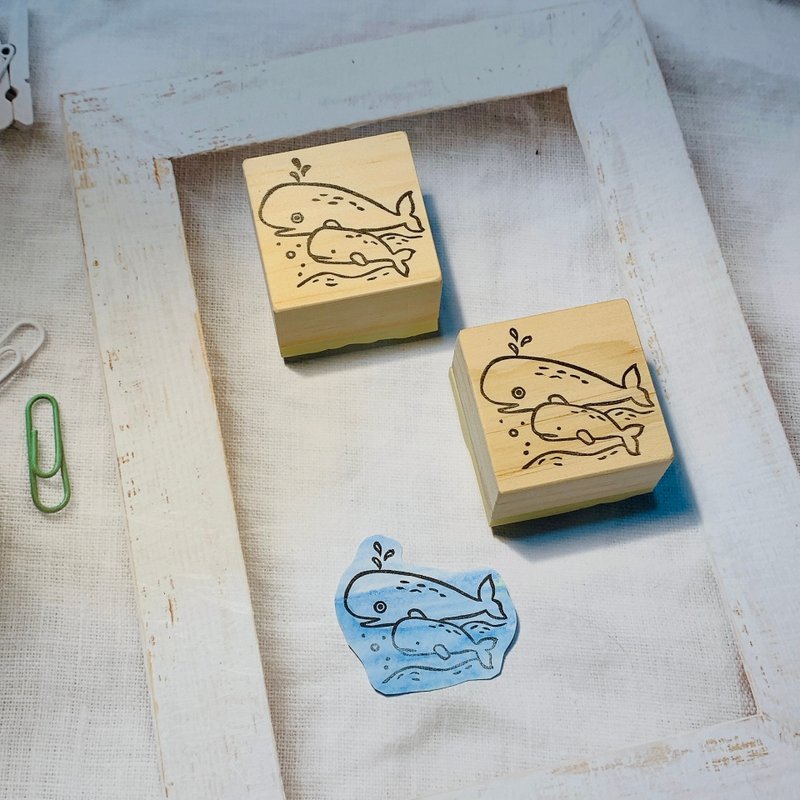【手刻章】Ocean 系列抹香鲸 III - 印章/印台 - 其他材质 