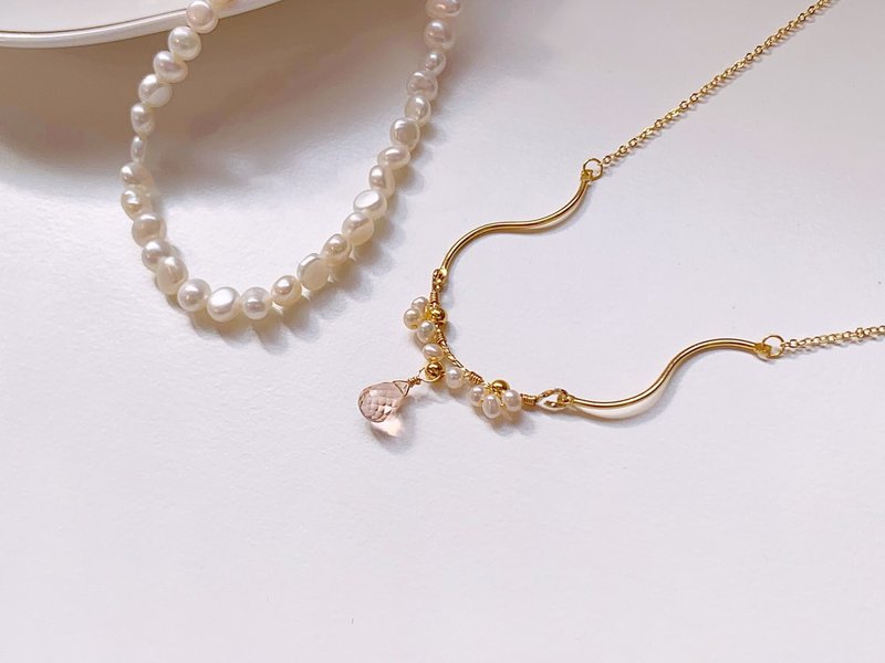 韶光 | 项链 - 项链 - 半宝石 橘色