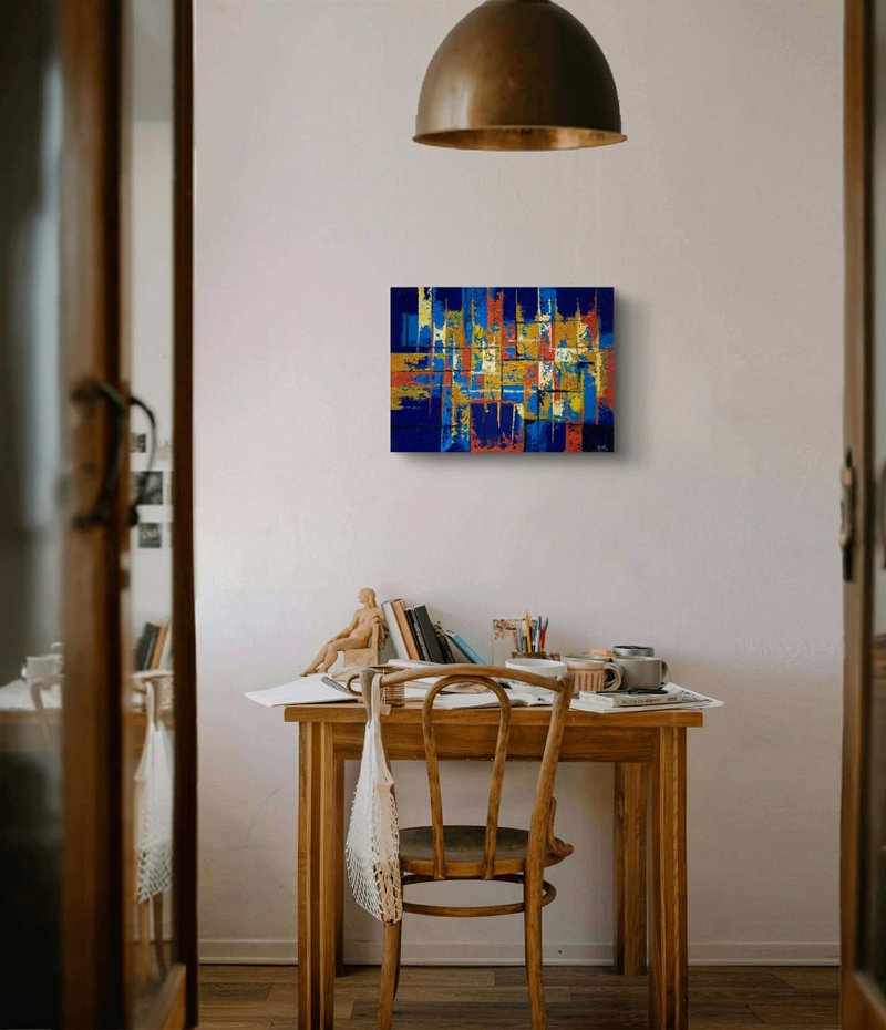 【V087 都市韵律】非洲手绘无框画,挂画 - 海报/装饰画/版画 - 其他材质 