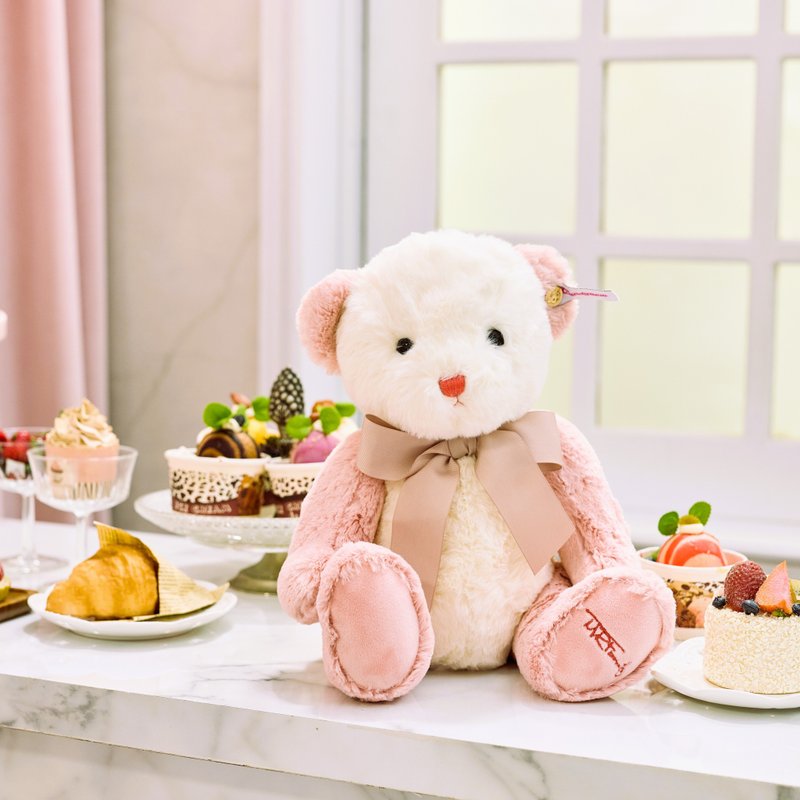 Candy Bear 草莓英伦熊 30cm - 玩偶/公仔 - 聚酯纤维 粉红色