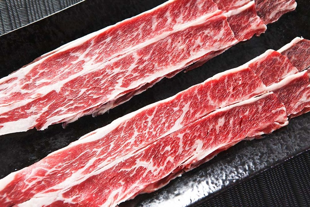 澳洲白金级自然牛牛小排火锅片(草饲) 250g+/-5% - 其他 - 新鲜食材 红色