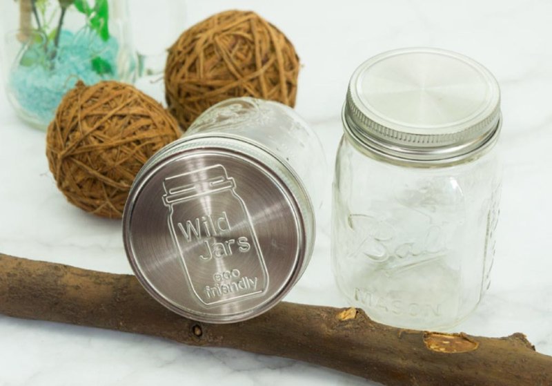 WildJar 宽口不锈钢密封盖 - 其他 - 不锈钢 银色