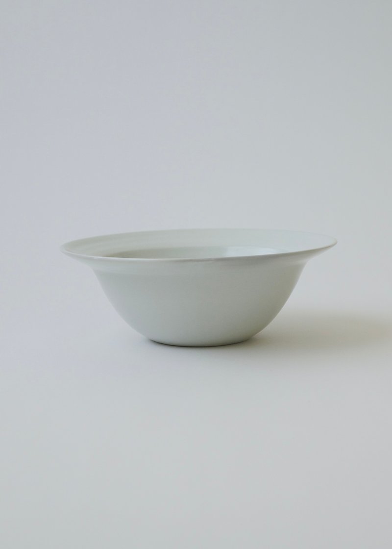 白瓷深盘 - 盘子/餐盘/盘架 - 瓷 白色