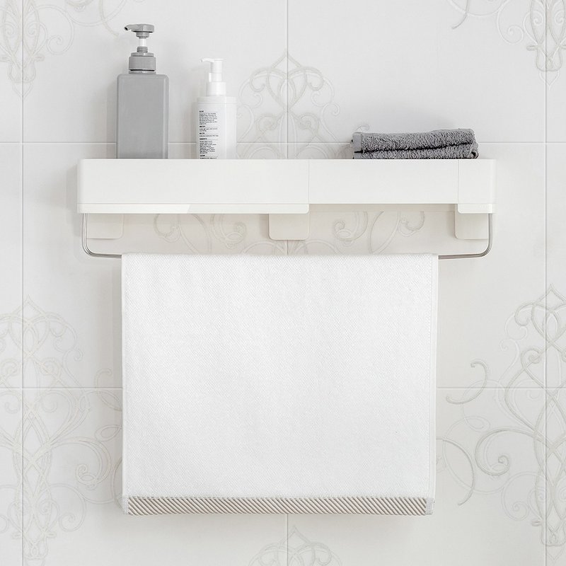 3M 17724 无痕极净防水收纳系列-多用途浴室收纳架 - 收纳用品 - 其他材质 白色